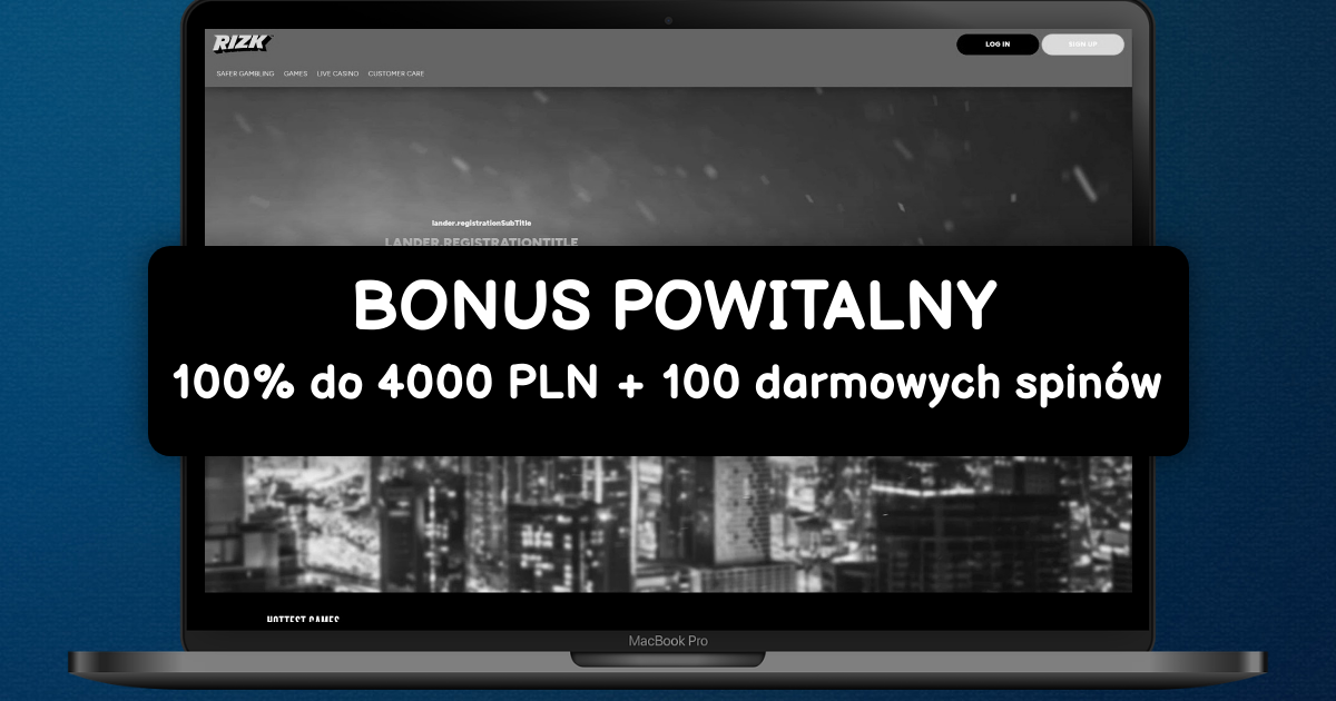 Rizk Casino welcome bonus